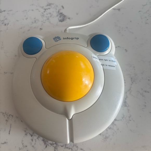 Infogrip BIGtrack USB Trackball Mouse - Adaptive Assistive Technology